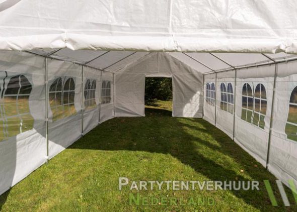 Partytent 4x8 meter binnenkant huren - Partytentverhuur Eindhoven